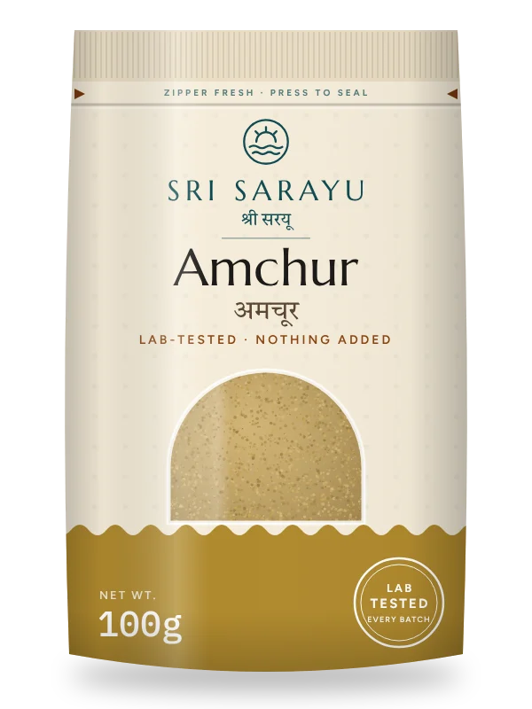 Amchur · Dry Mango Powder, front of pack