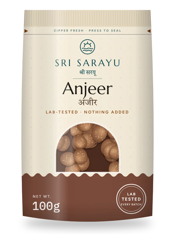 Anjeer · Dried Figs, front of pack