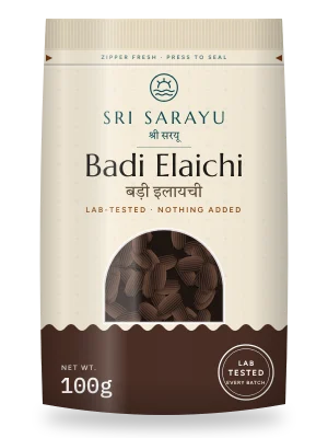 Badi Elaichi · Black Cardamom pack
