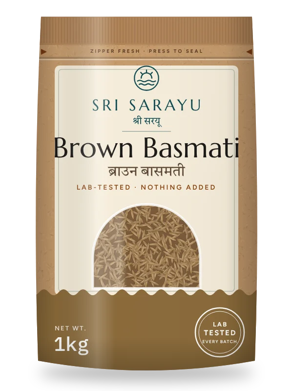 Brown Basmati Rice, front of pack