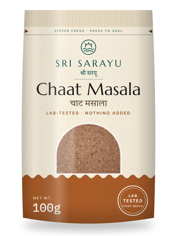 Chaat Masala · Low Sodium, front of pack