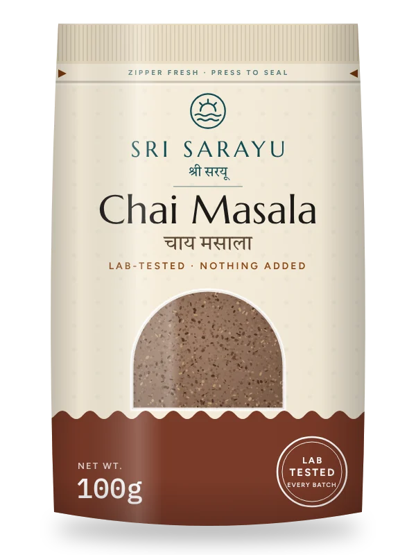 Chai Masala, front of pack