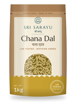 Chana Dal · Split Bengal Gram pack