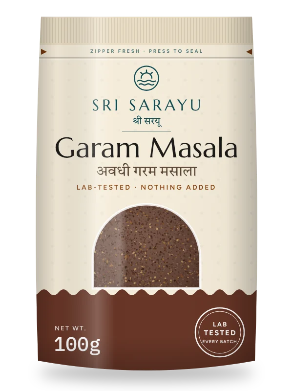 Awadhi Garam Masala, front of pack