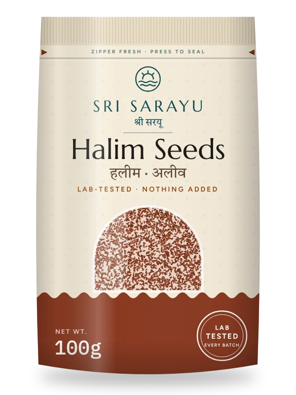 Halim · Garden Cress Seeds, front of pack