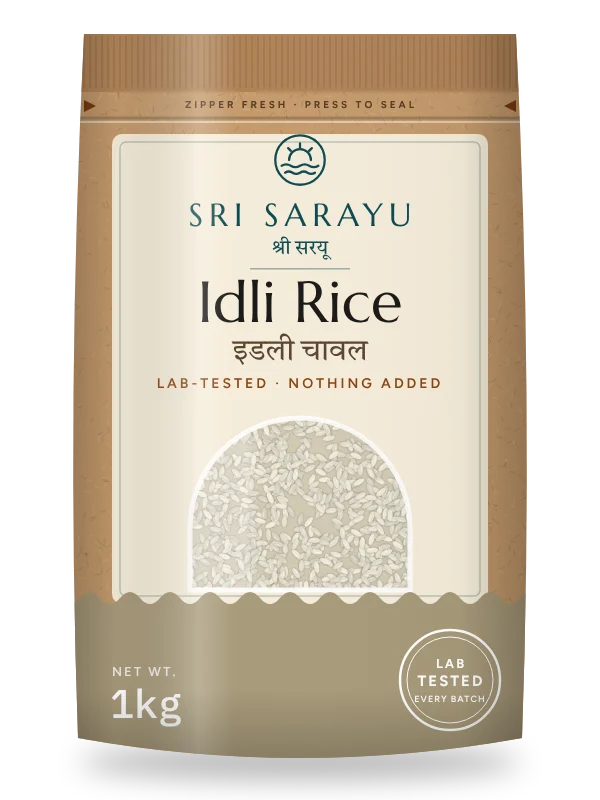 Idli Rice · Parboiled, front of pack