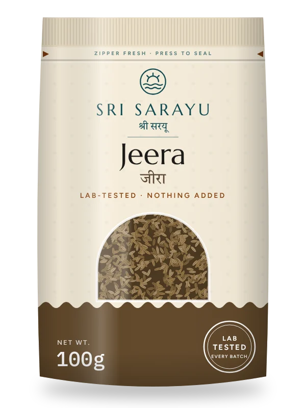 Jeera · Whole Cumin, front of pack