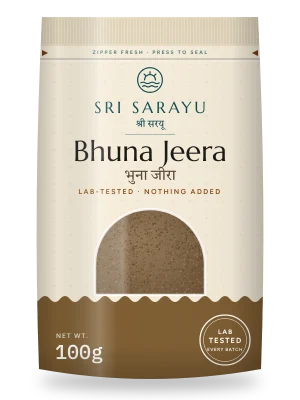 Bhuna Jeera · Roasted Cumin Powder pack