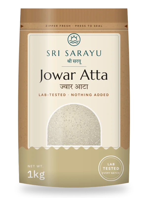 Jowar Atta · Sorghum, front of pack