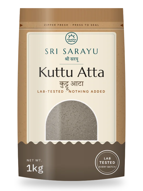 Kuttu Atta · Buckwheat, front of pack