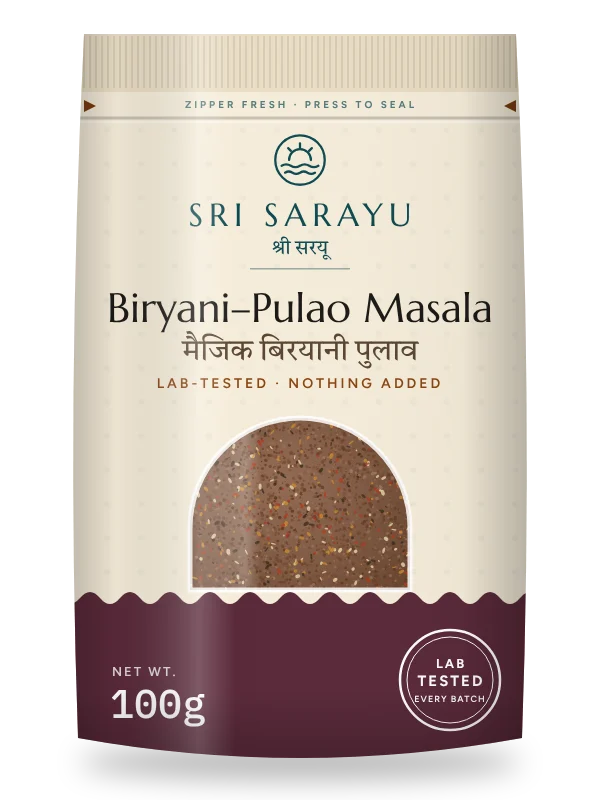 Magic Biryani–Pulao Masala, front of pack