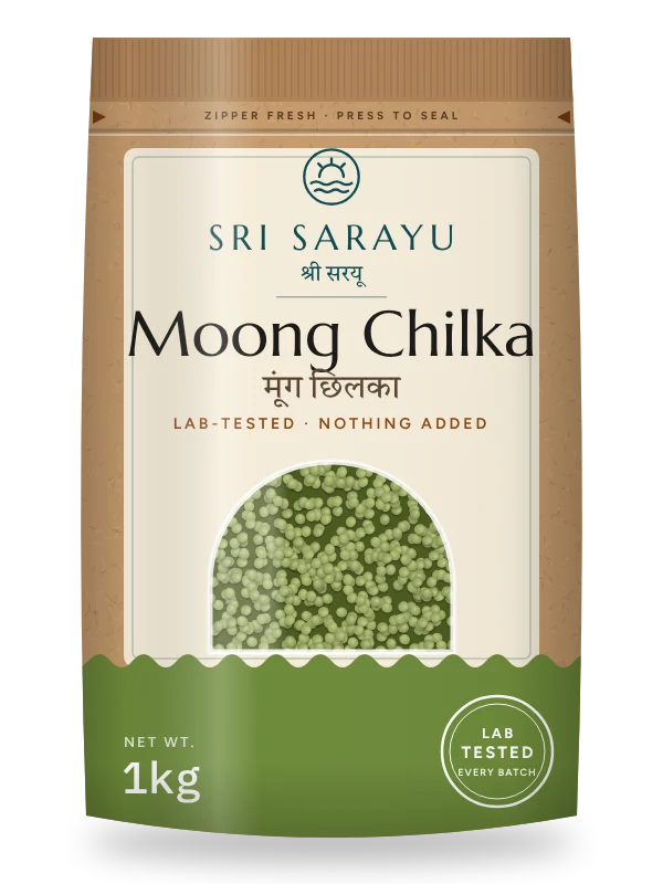 Moong Chilka · Green Split, front of pack