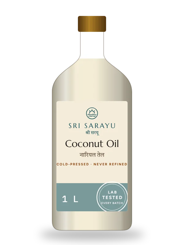 Cold-Pressed Coconut Oil, front of pack