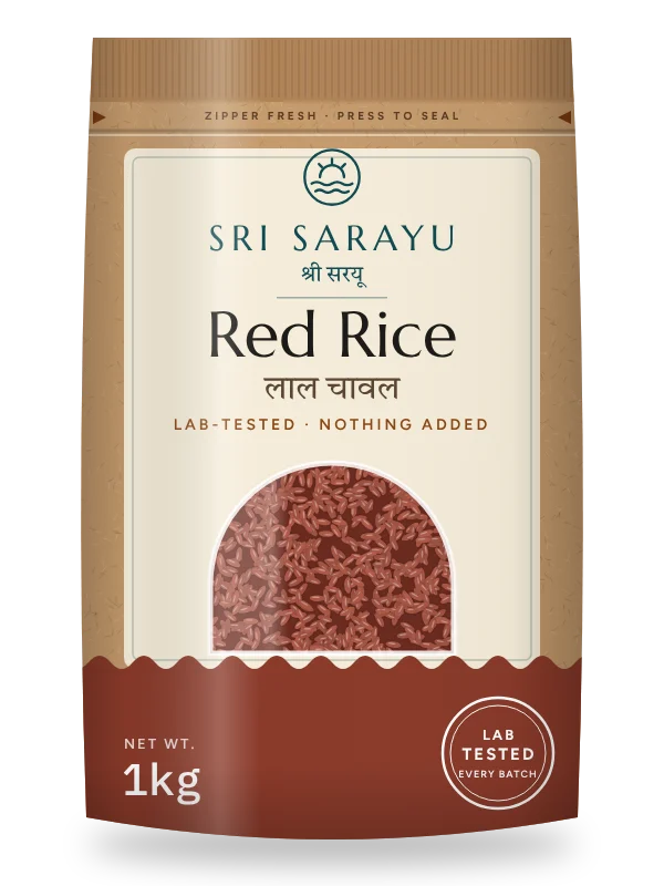 Red Matta Rice, front of pack