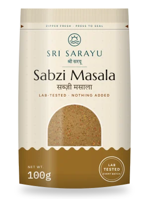 Sabzi Masala · No MSG pack