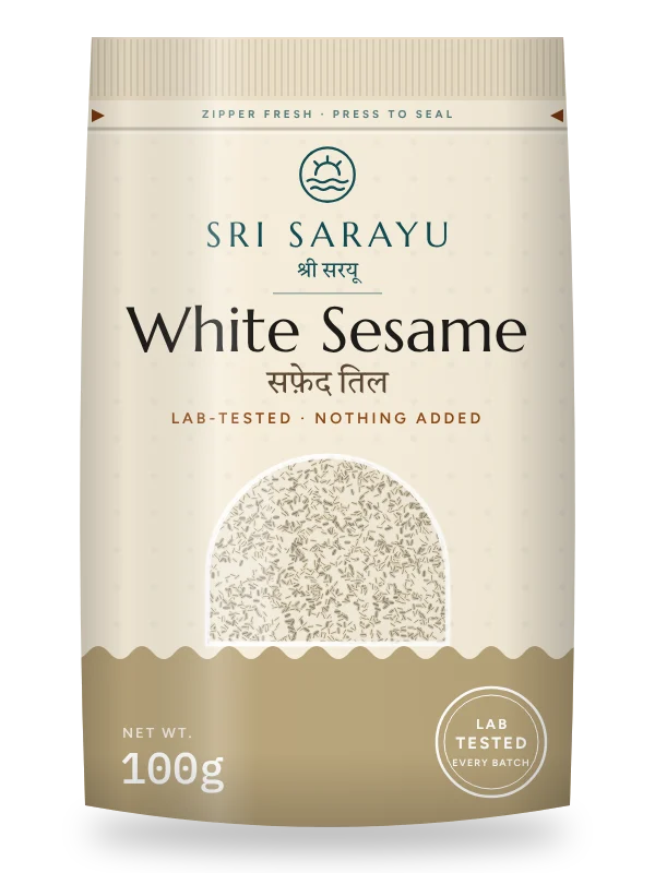 Safed Til · White Sesame, front of pack