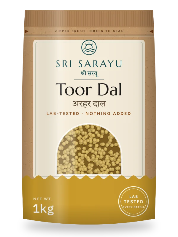 Toor Dal · Arhar (Unpolished), front of pack