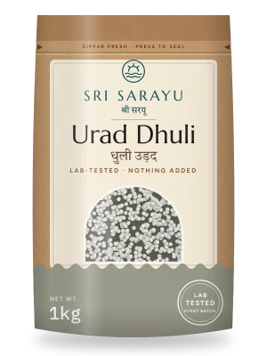 Urad Dal · Dhuli (White) pack
